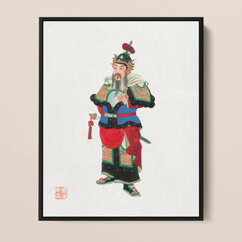 Militaire commandant - Qing-dynastie kunstdruk / Canvas, posterdrukken & visuele kunstwerken, Toby Leon
