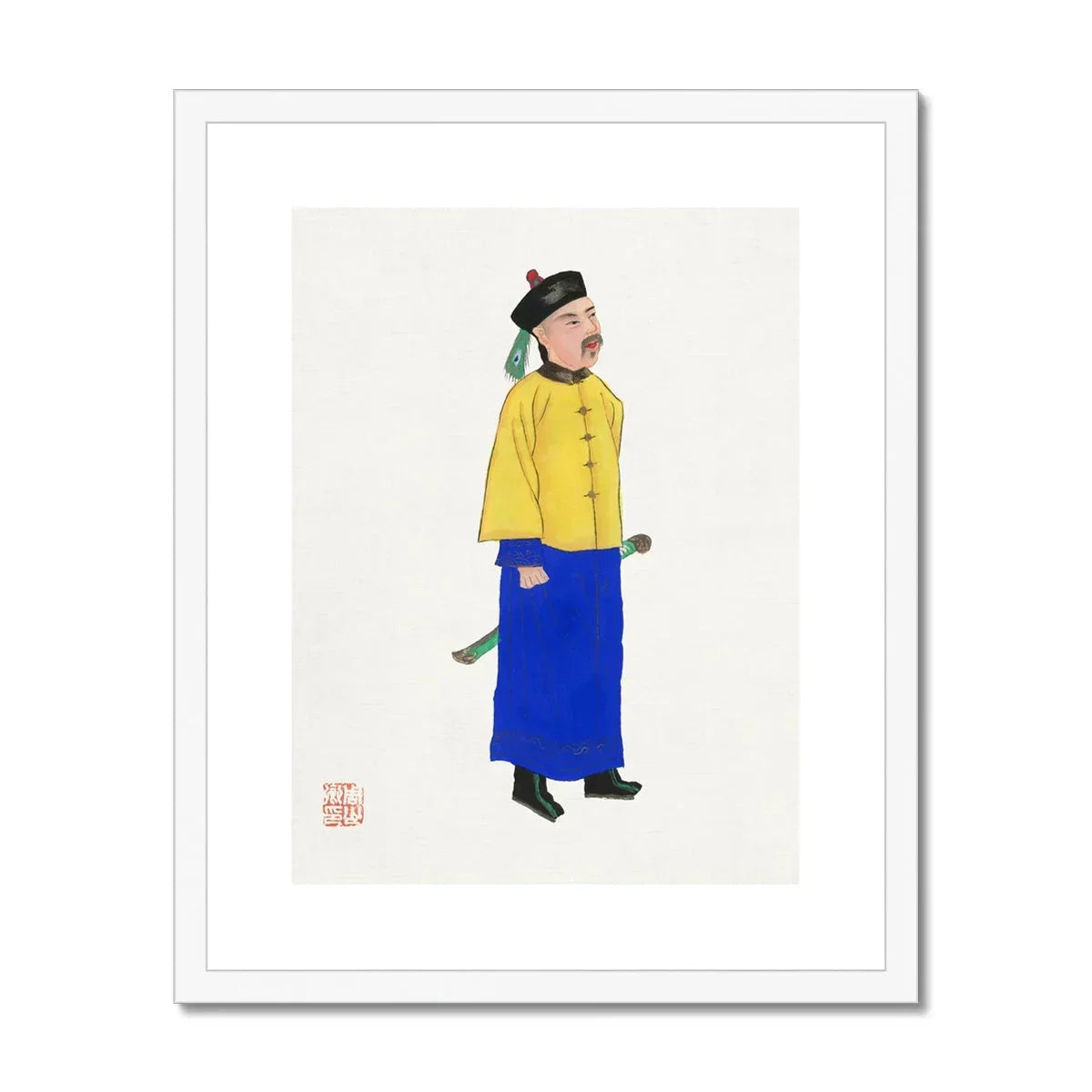 Military Man - Manchu Fashion Art Print Posters Prints & Visual Artwork