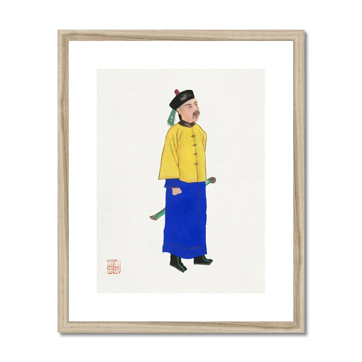 Military Man - Manchu Fashion Art Print Posters Prints & Visual Artwork