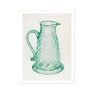 Teal Molasses Jug - Giacinto Capelli 1930s Kitchen Art Print Posters Prints & Visual Artwork