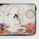 Minuit - George Barbier 1920s Fashion Art Laptop Sleeve, Decorative Laptop Sleeve Embroidered Printed Whimsical Scene Stylized