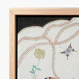 Delicate Butterfly Iridescent Blue Purple Wings Accented Red George Barbier’s Minuit, Le Bonheur Du Jour, Mesmerizing Pochoir Print