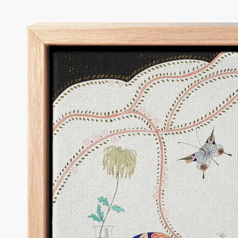 Delicate Butterfly Iridescent Blue Purple Wings Accented Red George Barbier’s Minuit, Le Bonheur Du Jour, Mesmerizing Pochoir Print