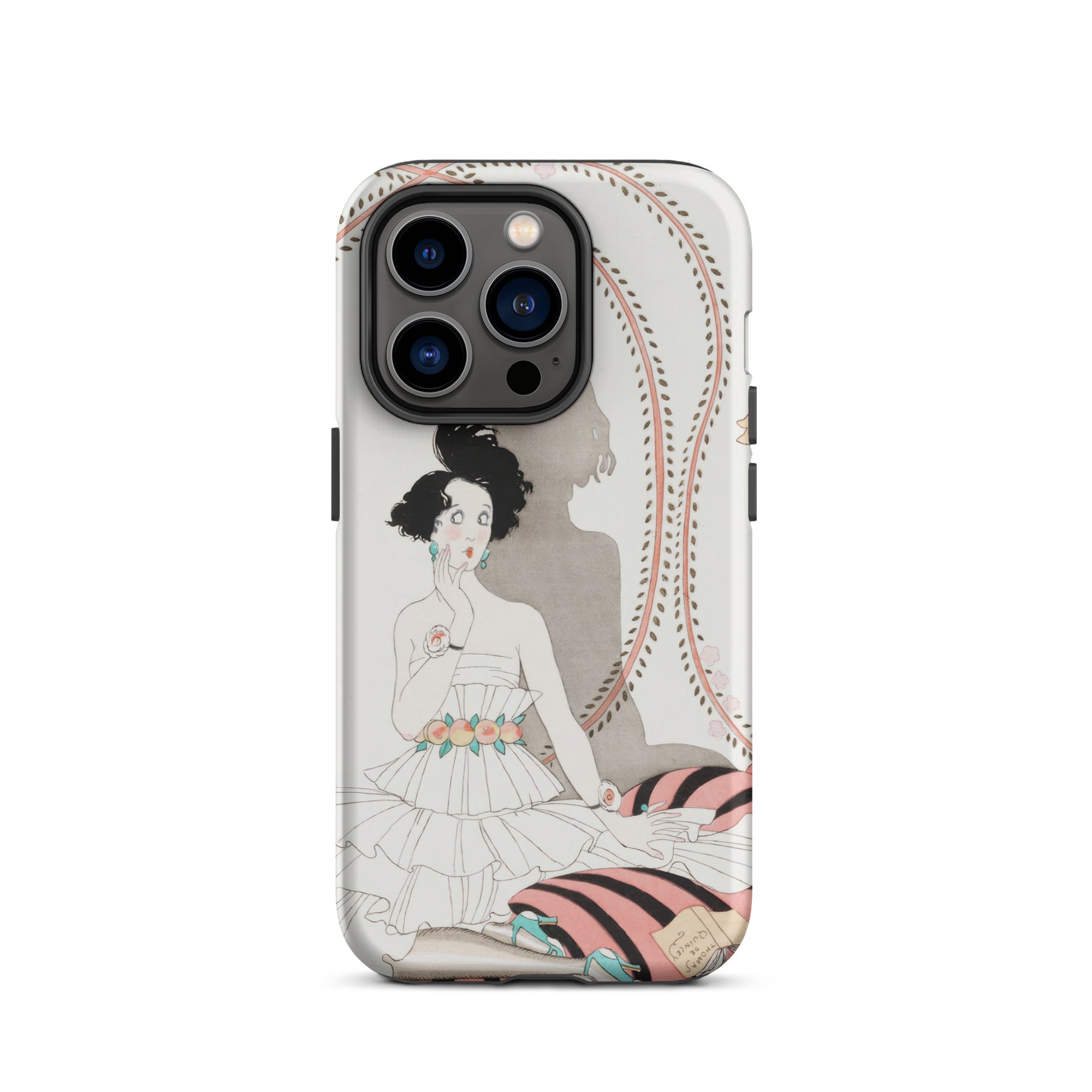 Minuit - George Barbier Iphone Case, 14 Pro / Matte, Art Nouveau Phone Case