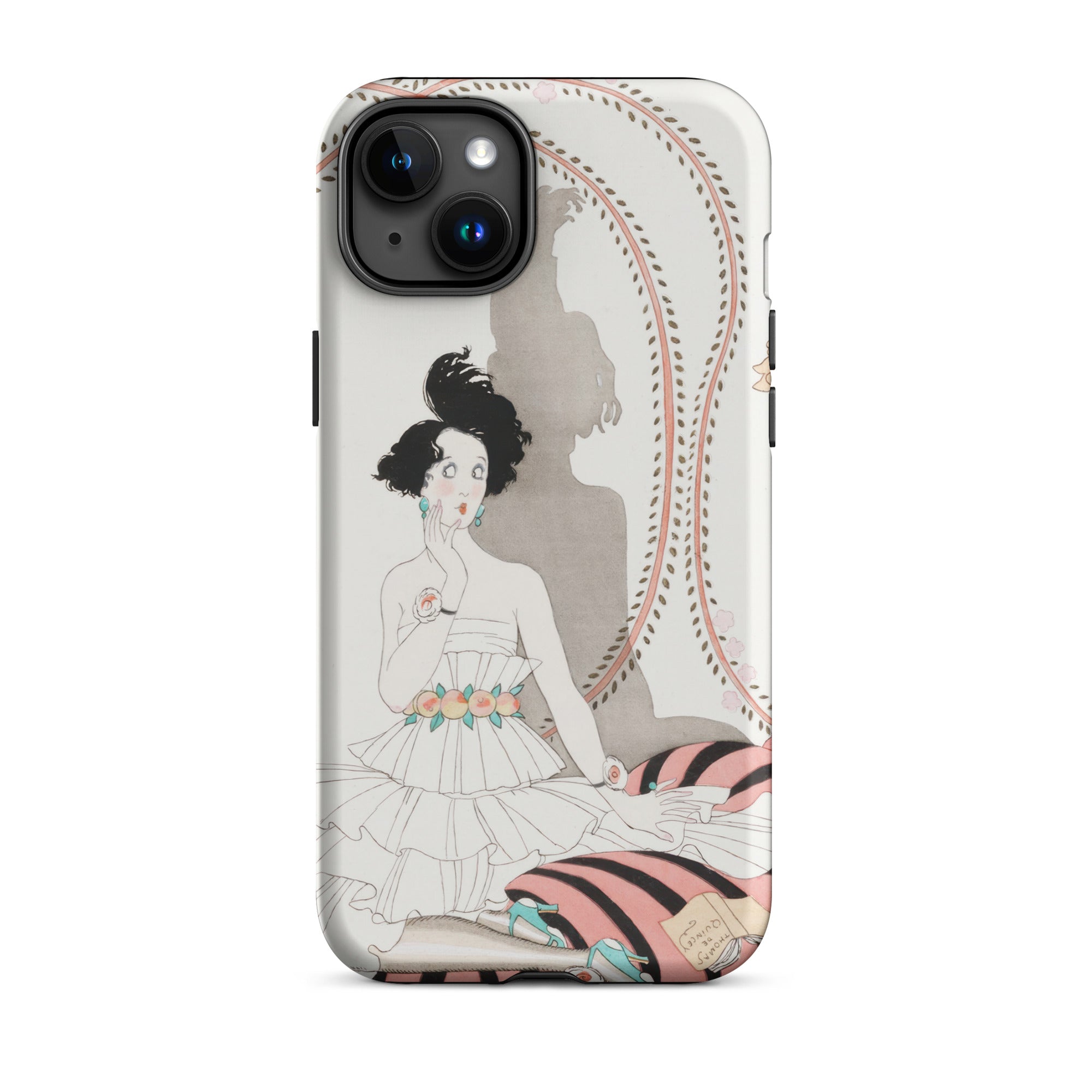 Minuit - George Barbier Iphone Case, 15 Plus / Matte, Art Deco-style Phone Case