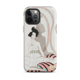 Minuit - George Barbier Phone Case Iphone 12 Pro Max / Matte Art Deco Iphone Case George Barbier’s Minuit, Captivating Case, 1920s Parisian