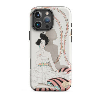 Minuit - George Barbier Phone Case Iphone 16 Pro Max / Matte Art Deco-style Phone Case George Barbier’s Minuit, Captivating Iphone Case,