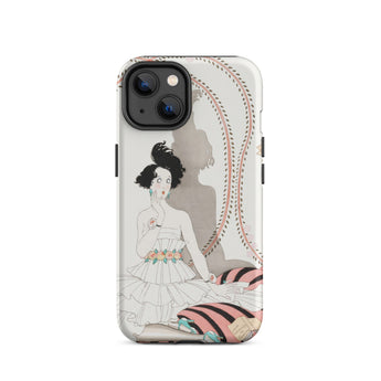 Minuit - George Barbier Phone Case Iphone 14 / Matte Phone Case Vintage Illustration George Barbier’s Minuit, Captivating Iphone Case,