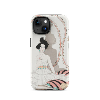 Minuit - George Barbier Phone Case Iphone 15 / Matte Iphone Case Vintage Illustration George Barbier’s Minuit, Captivating Case, 1920s
