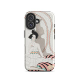 Minuit - George Barbier Phone Case Iphone 16 / Matte Art Deco Phone Case George Barbier’s Minuit, Captivating Iphone Case, 1920s Parisian