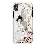 Minuit - George Barbier Phone Case Iphone Xs / Matte Phone Case Art Deco-style Illustration Woman White Dress George Barbier’s Minuit,