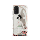 Minuit George Barbier Samsung Case, Galaxy S20 / Matte, Smartphone Case Art Deco Illustration Woman Ruffled Dress
