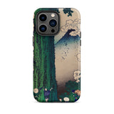 Mishima Pass - Katsushika Hokusai Iphone Case, 14 Pro Max / Matte, Artistic Phone Case
