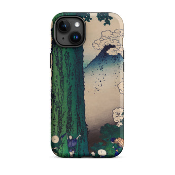Mishima Pass - Katsushika Hokusai Iphone Case, 15 Plus / Matte, Artistic Phone Case