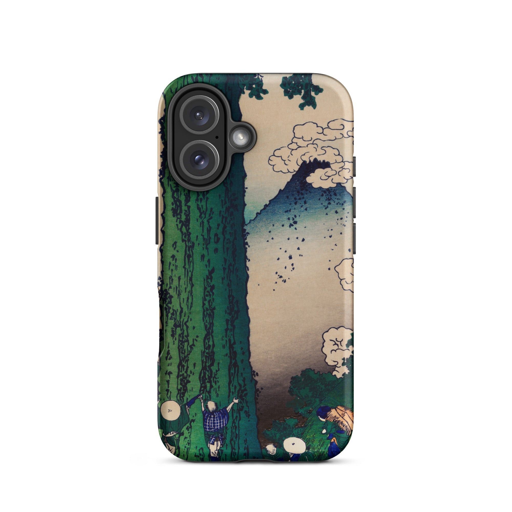 Mishima Pass Katsushika Hokusai Iphone Case, 16 / Matte, Phone Case Japanese Style Landscape Design