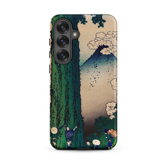 Mishima Pass - Katsushika Hokusai Phone Case, Samsung Galaxy S25 Plus / Matte, Mobile Cases, Toby Leon