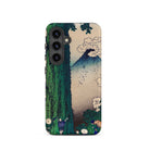 Mishima Pass Katsushika Hokusai Samsung Case, Galaxy S24 / Matte, Phone Case Japanese Woodblock Print Mountain People