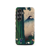 Mishima Pass - Katsushika Hokusai Samsung Case, Galaxy S25 / Matte, Smartphone Case Japanese Woodblock Print Design