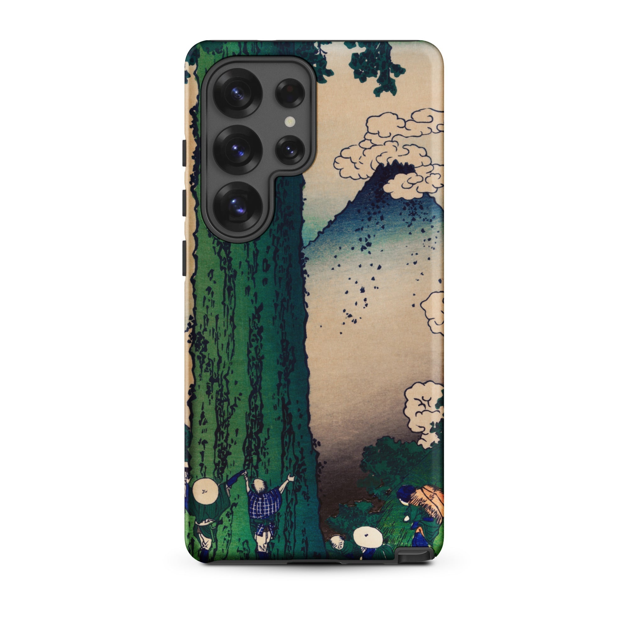 Mishima Pass Katsushika Hokusai Samsung Case, Galaxy S25 Ultra / Matte, Smartphone Case Landscape Art Print