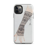 Mitt - Lillian Causey 1930s Fashion Art Iphone Case, 11 Pro Max / Matte, Smartphone Case Lace Glove Design
