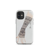 Mitt - Lillian Causey 1930s Fashion Art Iphone Case, 12 Mini / Matte, Phone Case Lace-gloved Arm Design