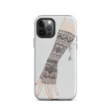 Mitt - Lillian Causey 1930s Fashion Art Iphone Case, 12 Pro / Matte, Smartphone Case Lace-gloved Arm Design