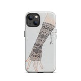 Mitt - Lillian Causey 1930s Fashion Art Iphone Case, 13 / Matte, Phone Case Hand Lace Design