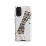 Mitt - Lillian Causey 1930s Fashion Art Samsung Case, Galaxy S20 / Matte, Smartphone Case Illustration Hand Black Lace Glove