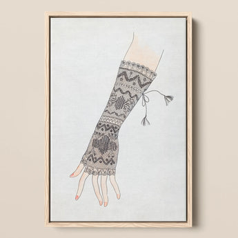 Mitt - Lillian Causey 1930s Lace Glove Art Print / Canvas, Lillian Causey’s Mitt, Causey Art Print, Haute Couture Marvel