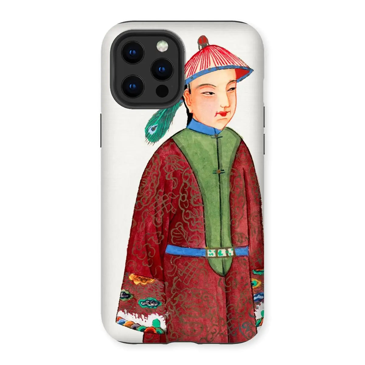 Dandy - Qing Dynasty Manchu Fashion Art Iphone Case 12 Pro Max / Matte Mobile Phone Cases