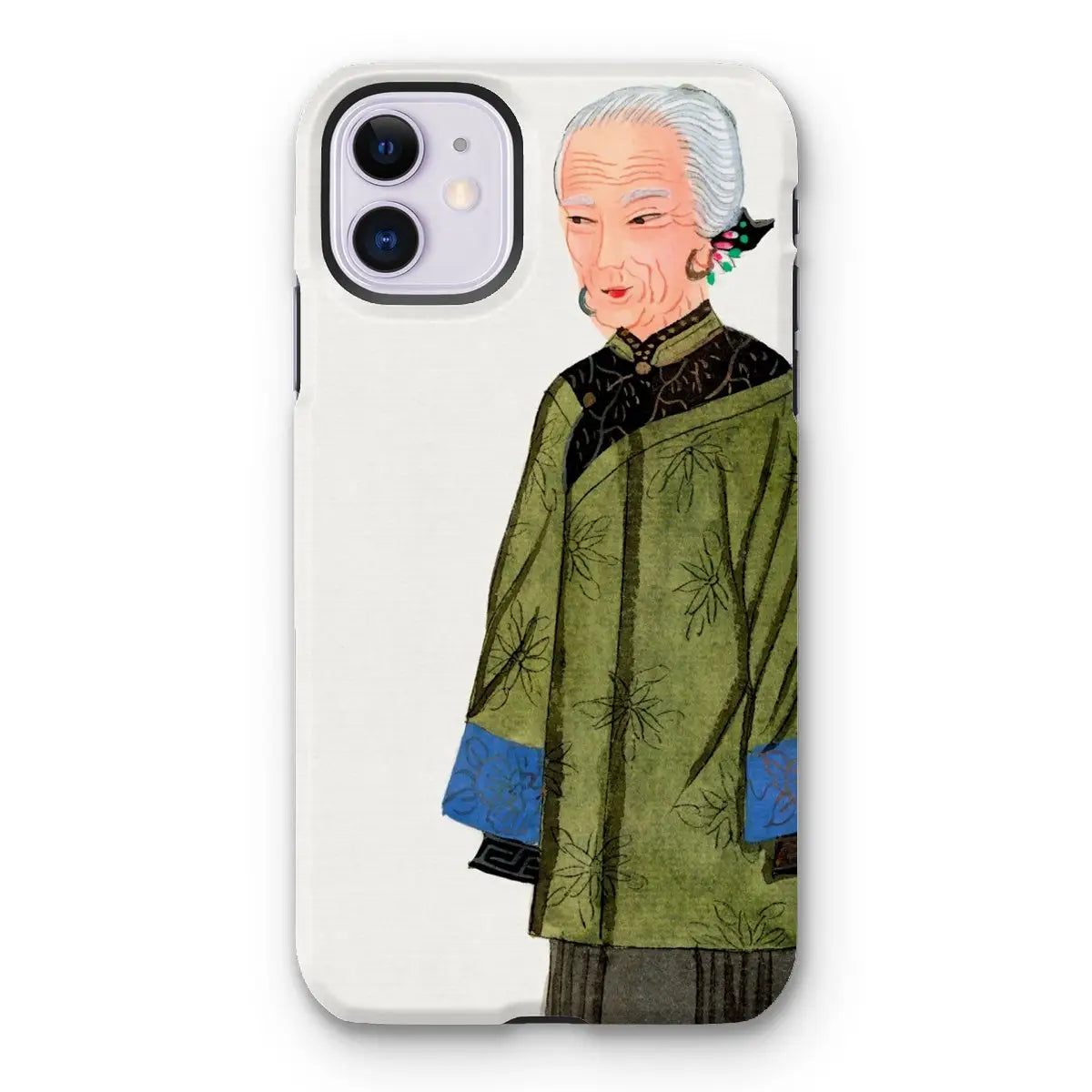 Grand Dame - Qing Dynasty Manchu Fashion Art Iphone Case 11 / Matte Mobile Phone Cases