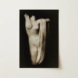 Modern Torso - Female Nude Arnold Genthe Art Print / Canvas, 12x18’’ / 31x46cm / Unframed / no Border, Posters Prints & Visual Artwork,