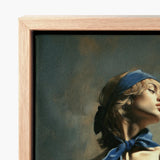 Molly - Neoclassical Femboy Sailor Art Print / Canvas Framed Classical-style Portrait Woman Blonde Hair, Youthful Gay Vigor Prints