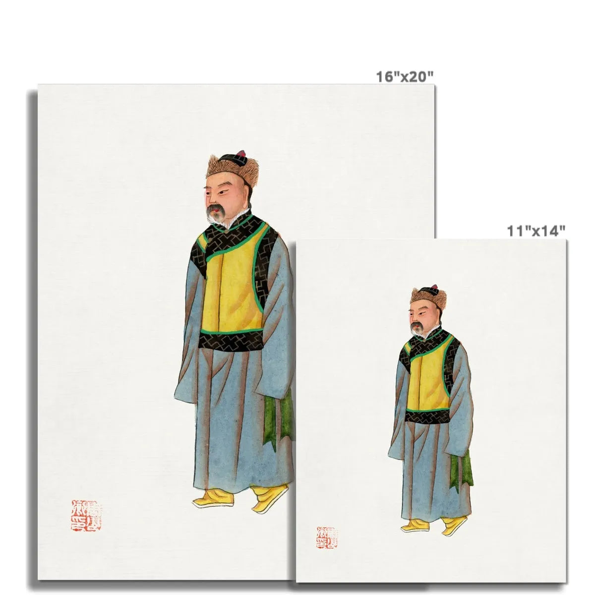 Mongolian Nobleman Fine Art Print - Posters Prints & Visual Artwork - Aesthetic Art