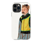 Mongolian Nobleman - Qing Dynasty Fashion Iphone Case, 14 Pro / Matte, Phone Case Illustration Chinese Imperial Figure Traditional Attire