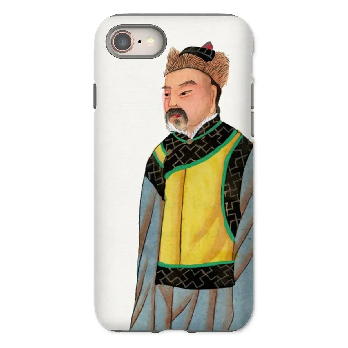 Mongolian Nobleman - Qing Dynasty Fashion Iphone Case, 8 / Matte, Phone Case Illustration Traditional Chinese Emperor Nobleman Colorful