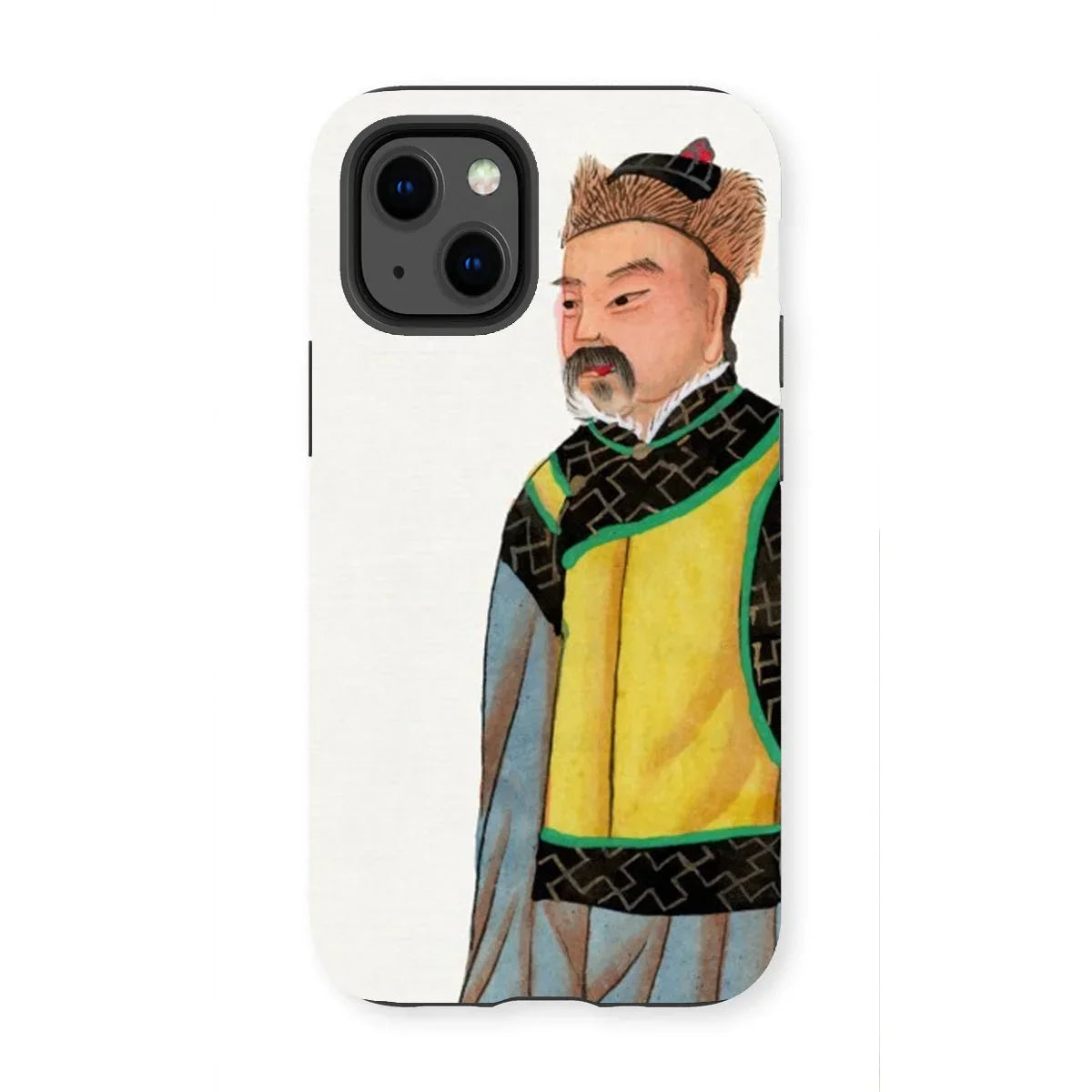 Mongolian Nobleman - Qing Dynasty Fashion Iphone Case - 13 Mini / Matte