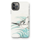 Mongolian Plover - Numata Kashu Shūchō Gafu Iphone Case, 11 Pro Max / Matte, Phone Case Watercolor-style Illustration Bird Flight Stylized