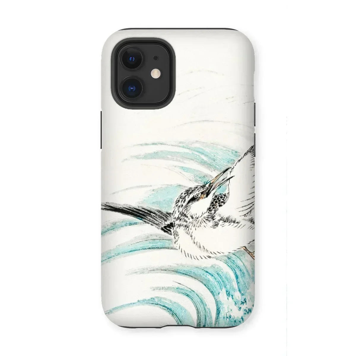 Mongolian Plover - Numata Kashu Shūchō Gafu Iphone Case, 12 Mini / Matte, Phone Case Delicate Watercolor-style Illustration Hummingbird