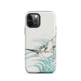 Mongolian Plover - Numata Kashu Shūchō Gafu Phone Case Iphone 12 Pro / Matte Bird-themed Phone Case Numata Kashu, Mongolian Plover, Gafu