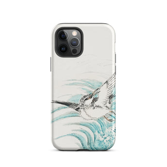 Mongolian Plover - Numata Kashu Shūchō Gafu Phone Case Iphone 12 Pro / Matte Bird-themed Phone Case Numata Kashu, Mongolian Plover, Gafu