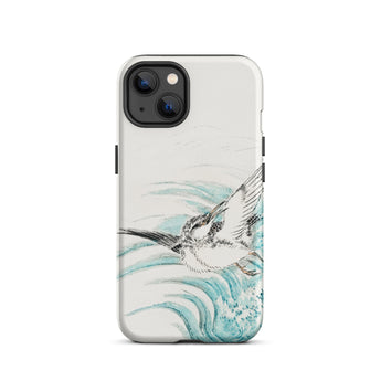 Mongolian Plover - Numata Kashu Shūchō Gafu Phone Case Iphone 13 / Matte Bird-themed Iphone Case Numata Kashu, Mongolian Plover, Gafu