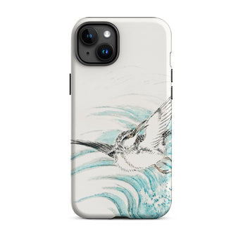 Mongolian Plover - Numata Kashu Shūchō Gafu Phone Case Iphone 15 Plus / Matte Bird-themed Iphone Case Numata Kashu, Mongolian Plover, Gafu