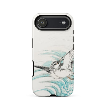 Mongolian Plover - Numata Kashu Shūchō Gafu Phone Case Iphone 17 Air / Matte White Teal Bird Phone Case Watercolor Design Durable Numata