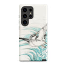 Mongolian Plover Numata Kashu Shūchō Gafu Samsung Case, Galaxy S24 Ultra / Matte, Phone Case Bird Wave Design