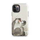 Monkey with Insect Ohara Koson Shin Hanga Iphone Case, 11 Pro / Matte, Monkey Themed Iphone Case