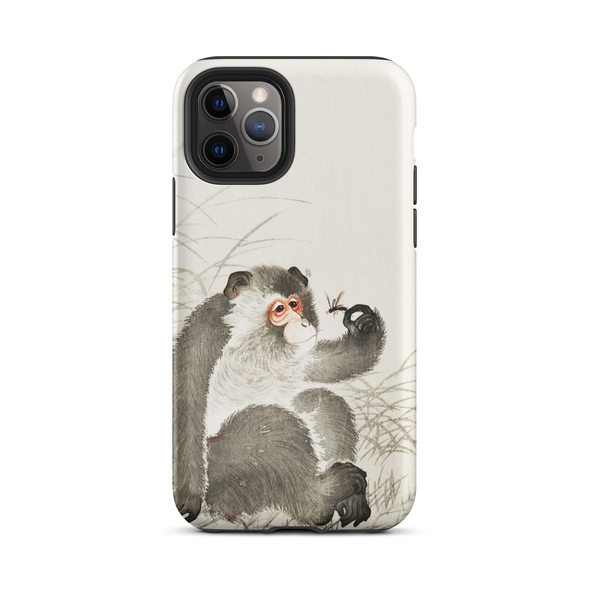 Monkey with Insect Ohara Koson Shin Hanga Iphone Case, 11 Pro / Matte, Monkey Themed Iphone Case