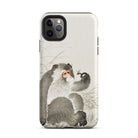 Monkey with Insect Ohara Koson Shin Hanga Iphone Case, 11 Pro Max / Matte, Monkey Themed Phone Case