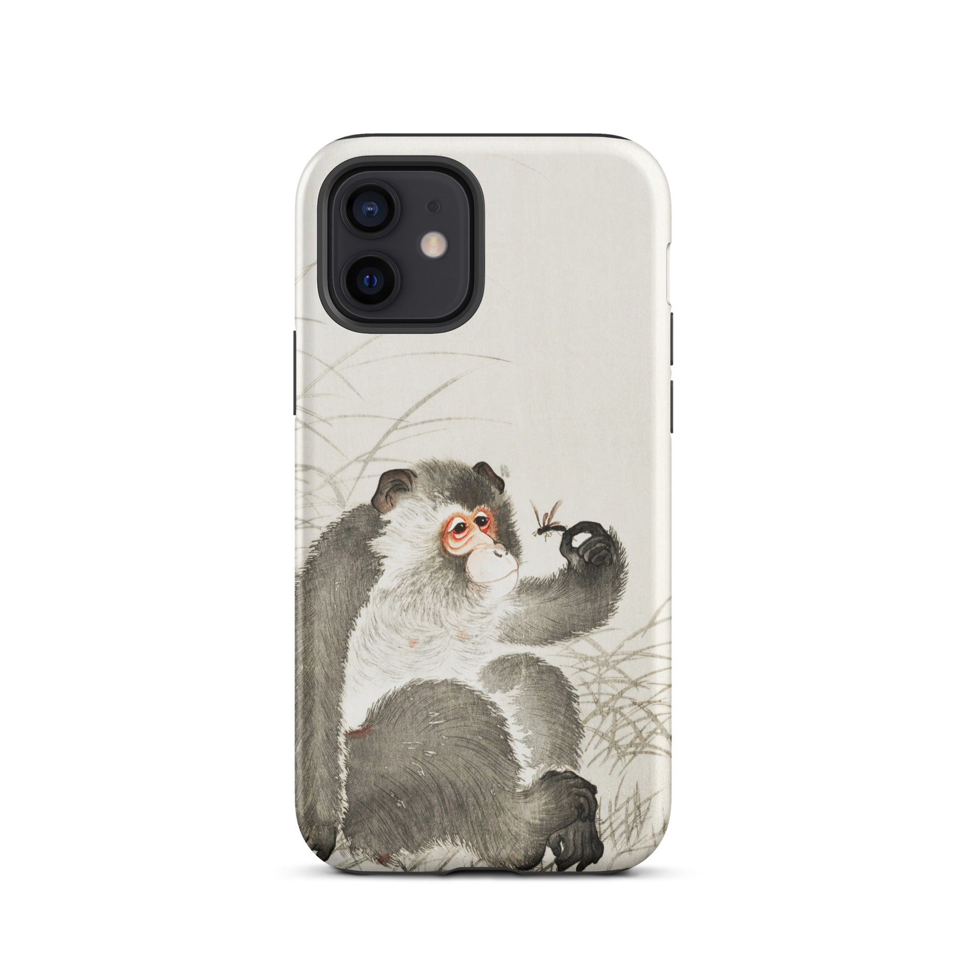 Monkey with Insect Ohara Koson Shin Hanga Iphone Case, 12 / Matte, Monkey Themed Phone Case