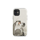 Monkey with Insect Ohara Koson Shin Hanga Iphone Case, 12 Mini / Matte, Monkey Art Phone Case